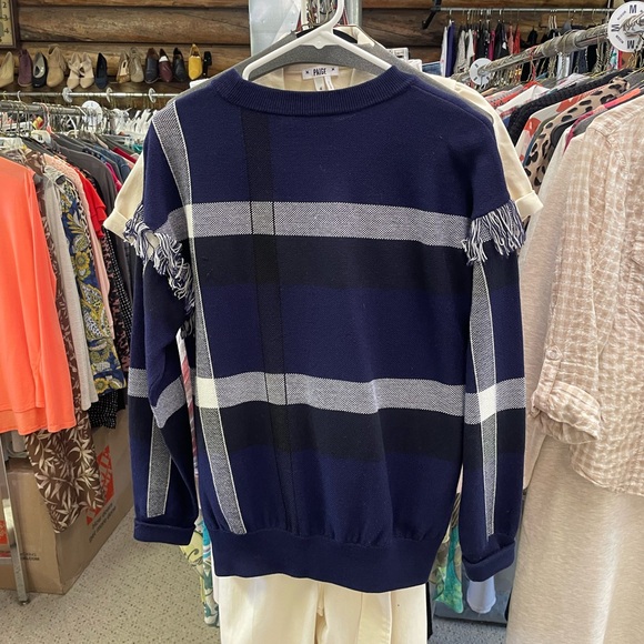 💙S Tory Burch Made in Italy Wool Blend Sweater - Picture 4 of 4